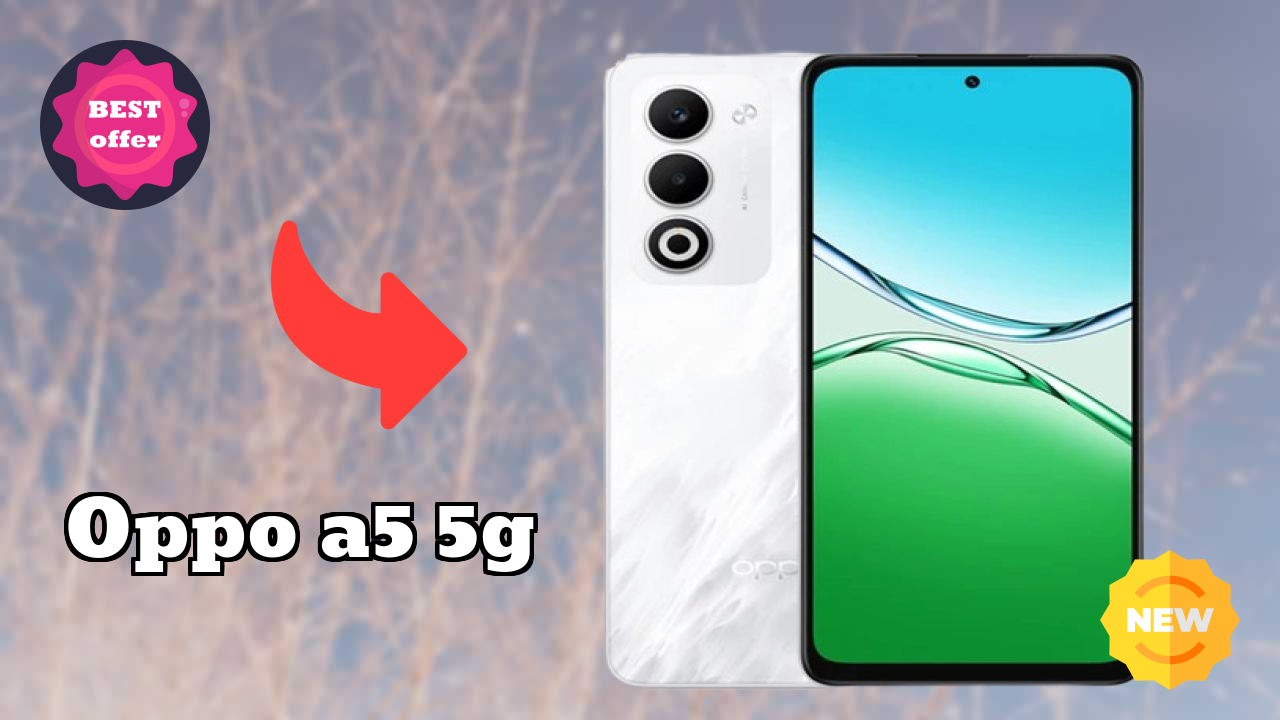 OPPO A5 5G Display Review: 6.67 Inches (16.94 Cm) Screen Size