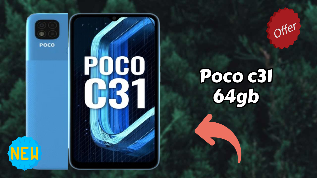 POCO C31 64GB Camera Review: 13 MP + 2 MP + 2 MP Rear Camera Real Test
