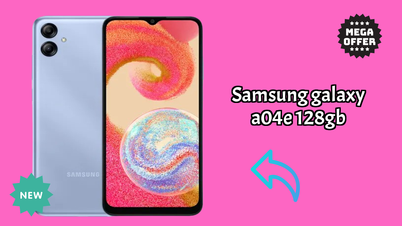 Samsung Galaxy A04e 128GB Display Analysis: 6.5 Inches (16.51 Cm) Screen