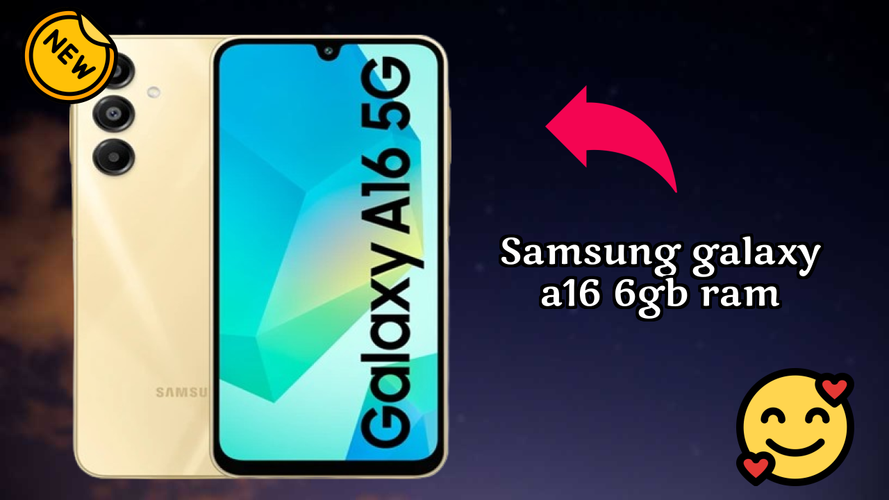 Samsung Galaxy A16 6GB RAM Camera Quality: 13 MP Front Camera Selfie
