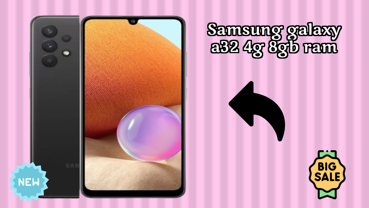 Samsung Galaxy A32 4G 8GB RAM Display Technology: 6.4 Inches (16.26 Cm) Screen