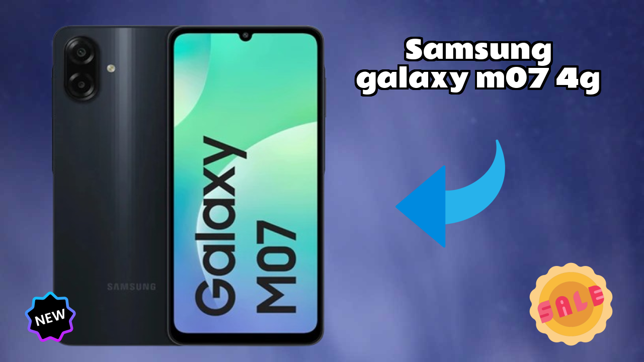 Samsung Galaxy M07 4G Display Size: 6.7 Inches (17.02 Cm) Screen Review